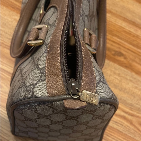 Gucci Beige and Brown Monogram Briefcase - Picture 5 of 5